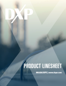  DXP Linesheet