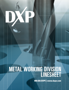 Metal Working Linesheet