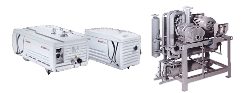 Dry Multistage Roots Type Vacuum Pumps